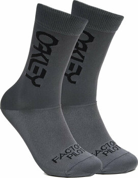 Cyklo ponožky Oakley Factory Pilot MTB Socks Forged Iron L Cyklo ponožky - 1