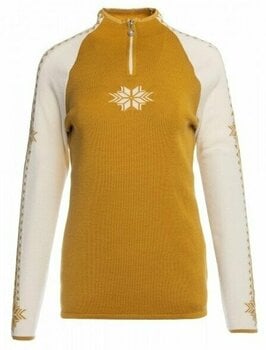 Ski-trui en T-shirt Dale of Norway Geilo Womens Sweater Mustard M Trui - 1