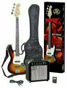 4-string Bassguitar SX SJB 62 K 3 TS - 1