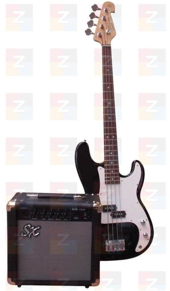 4-string Bassguitar SX SPB 62 K BK