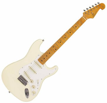 Electric guitar SX Vintage ST 57 Vintage White - 1