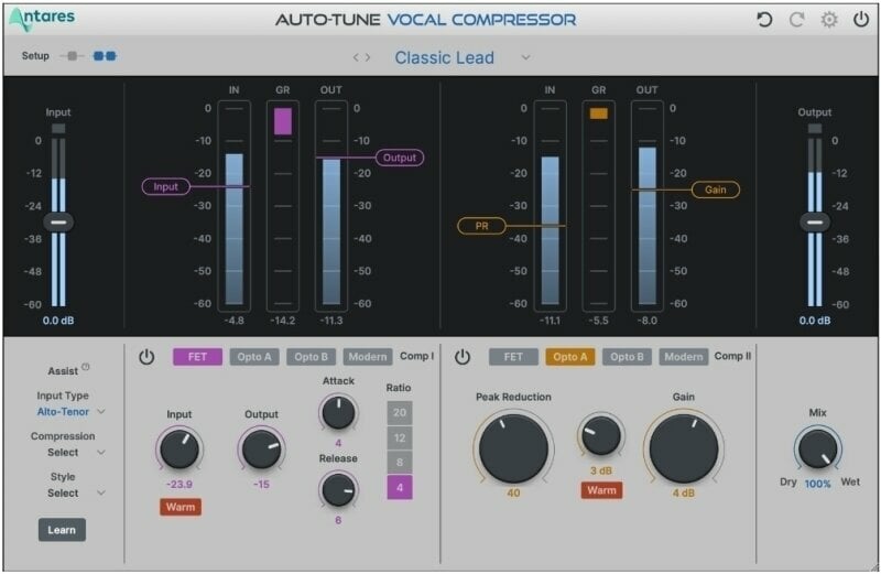 Logiciel de studio Instruments virtuels Antares Auto-Tune Vocal Compressor (Produit numérique)