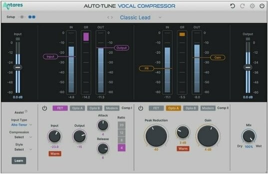 Logiciel de studio Instruments virtuels Antares Auto-Tune Vocal Compressor (Produit numérique) - 1