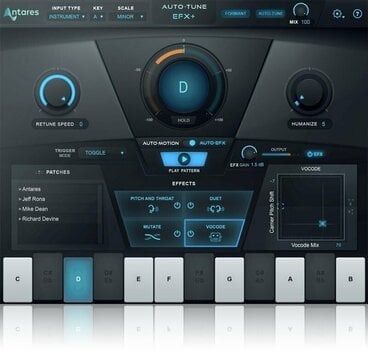 Logiciel de studio Instruments virtuels Antares Auto-Tune EFX+ 10 w/ 1-Year of Auto-Tune Producer (Produit numérique) - 1