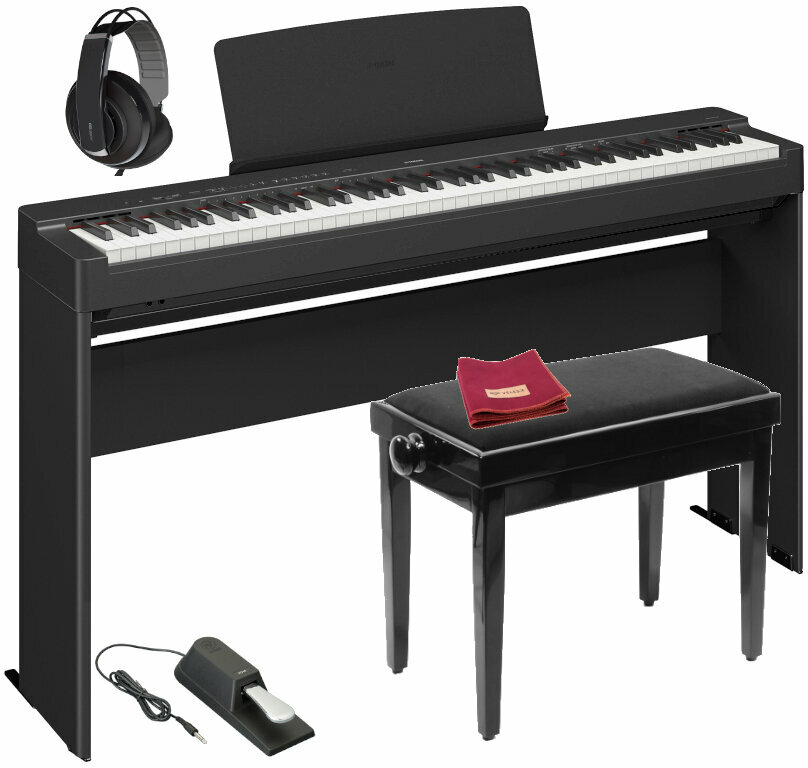 Музикални инструменти > Клавишни инструменти > Стейдж пиана Yamaha P-225B DELUXE SET Дигитално Stage пиано