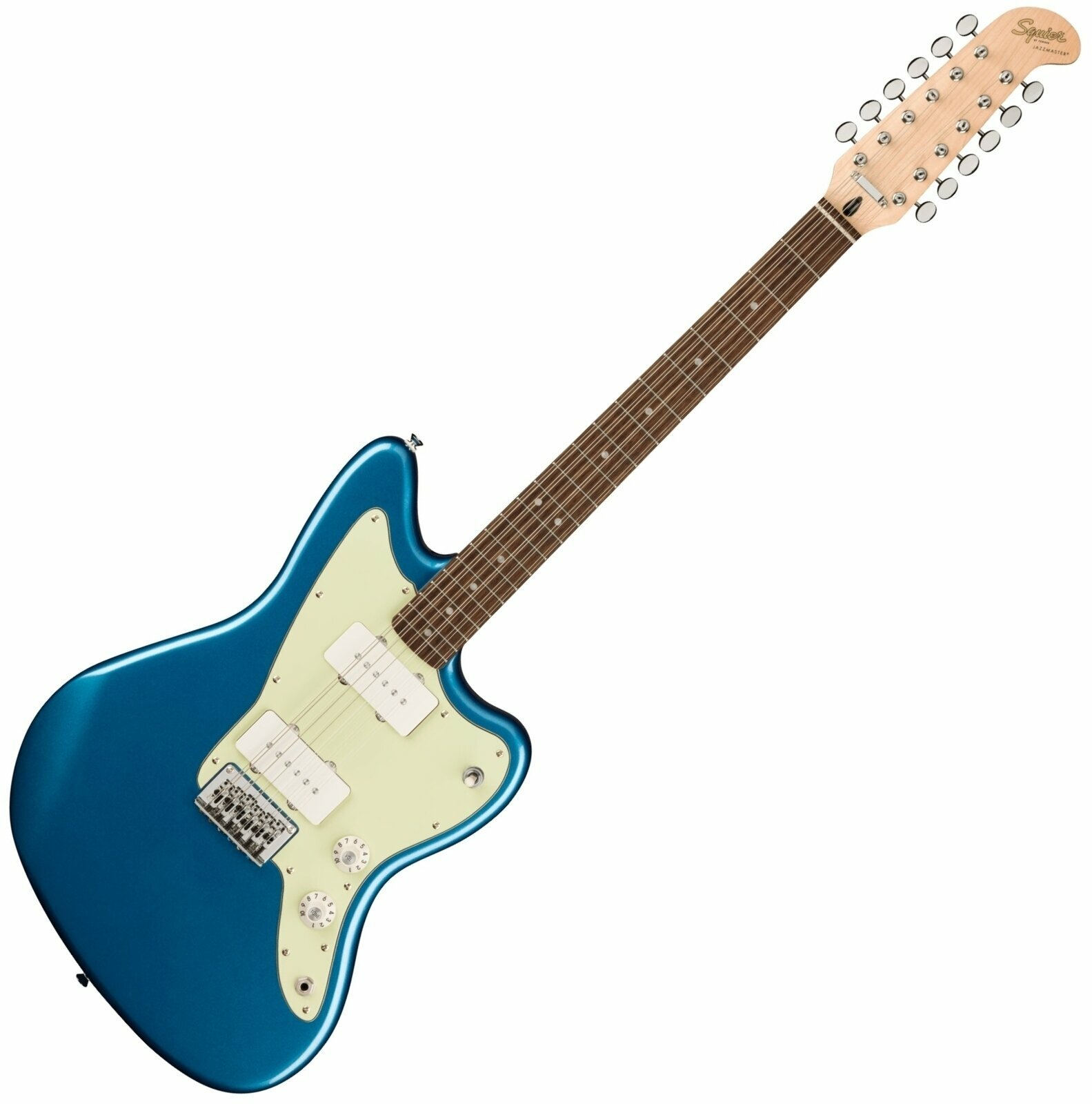 Electric guitar Fender Squier Paranormal Jazzmaster XII Lake Placid Blue