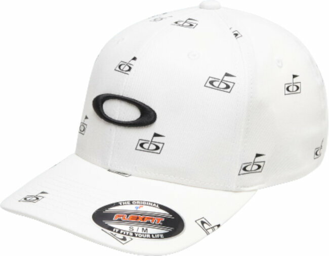Šiltovka Oakley Flag Print Hat Arctic White L/XL