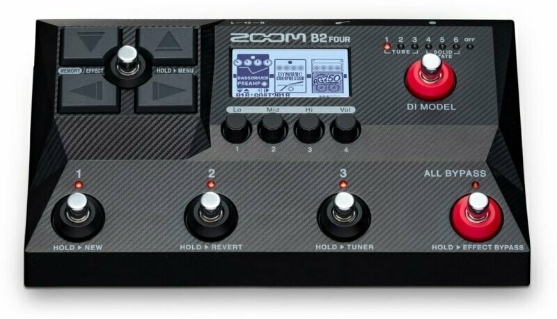 Zoom B2 Four Bassguitar Multi-Effect - Muziker