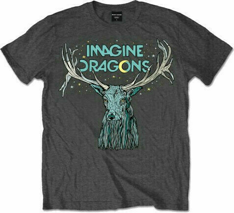 Skjorte Imagine Dragons Skjorte Elk In Stars Charcoal S