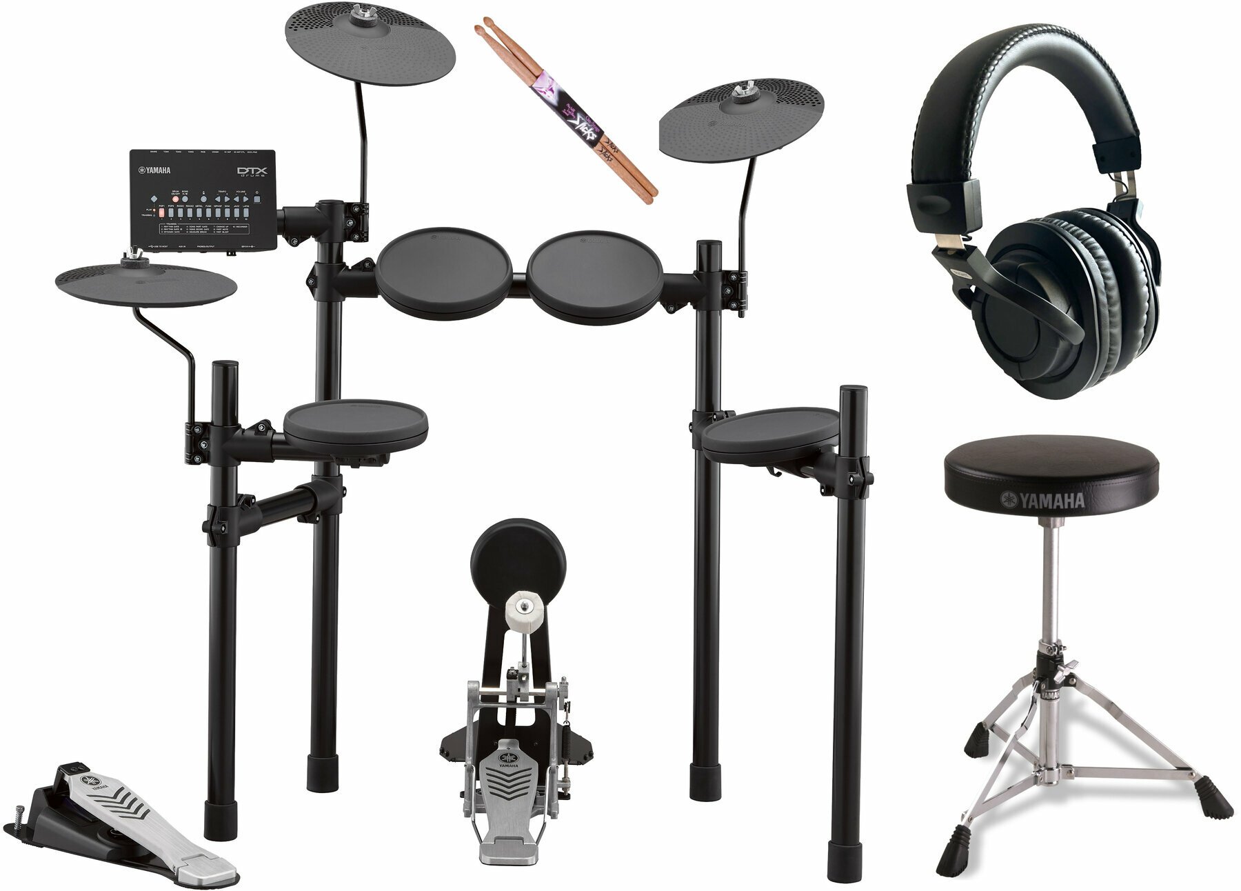E-Drum Set Yamaha DTX432K Electronic Drum Kit SET Black