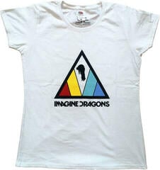 Shirt Imagine Dragons Shirt Triangle Logo Womens White S