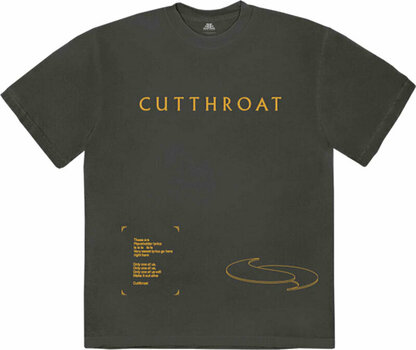 Shirt Imagine Dragons Shirt Cutthroat Symbols (Back Print) Unisex Charcoal Grey 2XL - 1