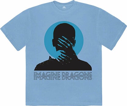 Skjorte Imagine Dragons Skjorte Follow You (Back Print) Unisex Blue S - 1