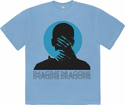 Skjorta Imagine Dragons Skjorta Follow You (Back Print) Unisex Blue L - 1