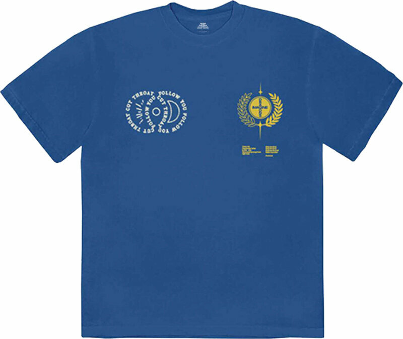 T-Shirt Imagine Dragons T-Shirt Lyrics (Back Print) Unisex Blue M