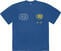T-Shirt Imagine Dragons T-Shirt Lyrics (Back Print) Blue XL