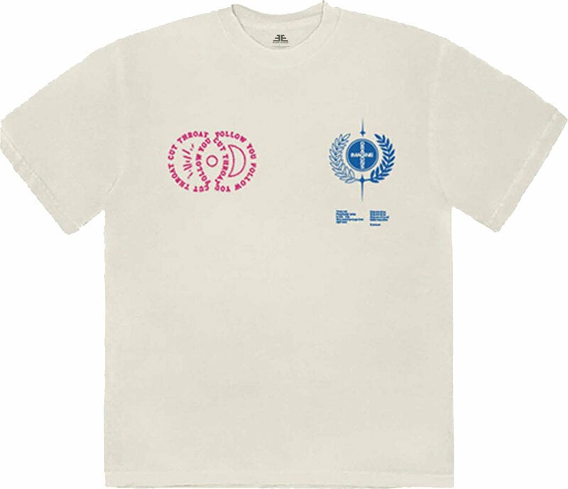T-Shirt Imagine Dragons T-Shirt Lyrics (Back Print) Unisex Natural S