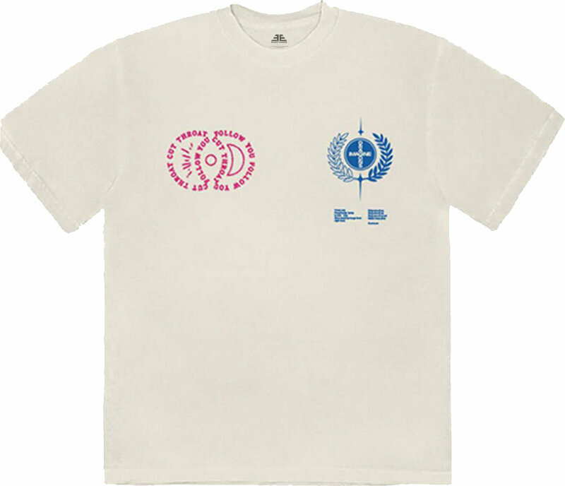 T-Shirt Imagine Dragons T-Shirt Lyrics (Back Print) Unisex Natural L