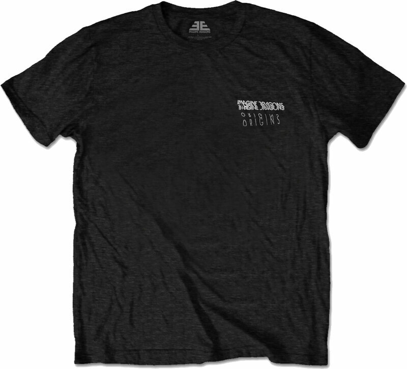 T-Shirt Imagine Dragons T-Shirt Triangle Logo (Back Print) Unisex Black S