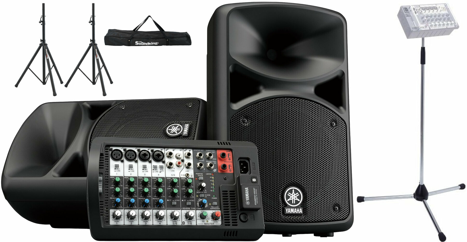 Yamaha STAGEPAS400BT SET Hordozható PA hangrendszer