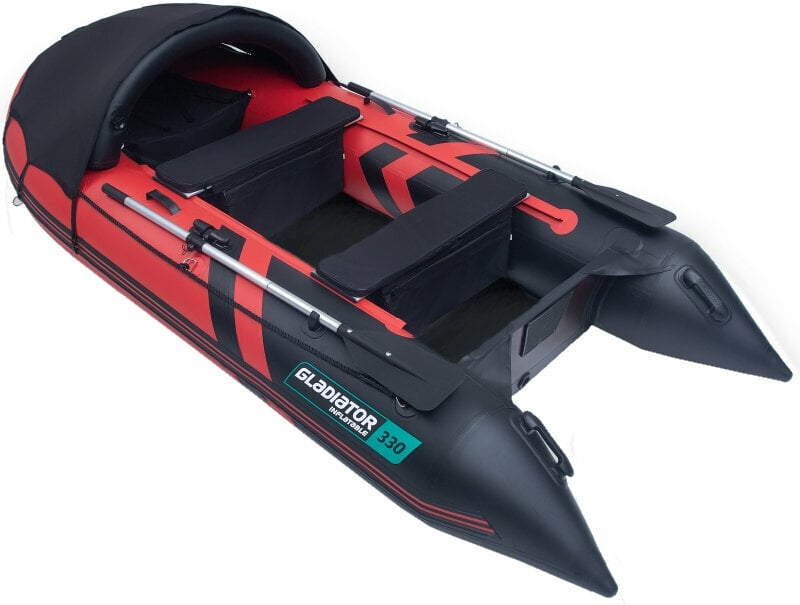 Inflatable Boat Gladiator Inflatable Boat C330AD 330 cm Red/Black