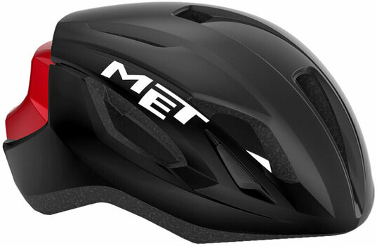 Bike Helmet MET Strale Black Red Metallic/Glossy M (56-58 cm) Bike Helmet - 1