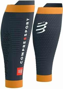Calf covers for runners Compressport R2 3.0 Magnet/Autumn Glory T2 Calf covers for runners - 1