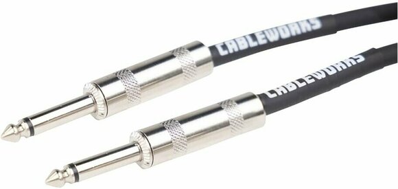Câble pour instrument Gator Cableworks Backline Series Strt to Strt instrument Noir 3 m Droit - Droit - 1