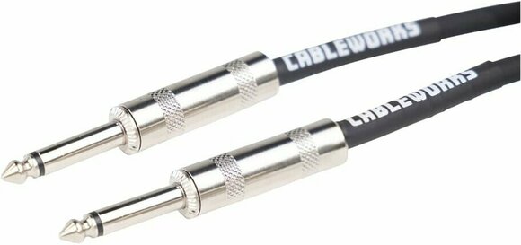 Инструментален кабел Gator Cableworks Backline Series Strt to Strt instrument Черeн 1,5 m Директен - Директен - 1