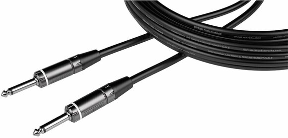 Инструментален кабел Gator Cableworks Composer Series Strt to Strt Instrument Черeн 6 m Директен - Директен - 1