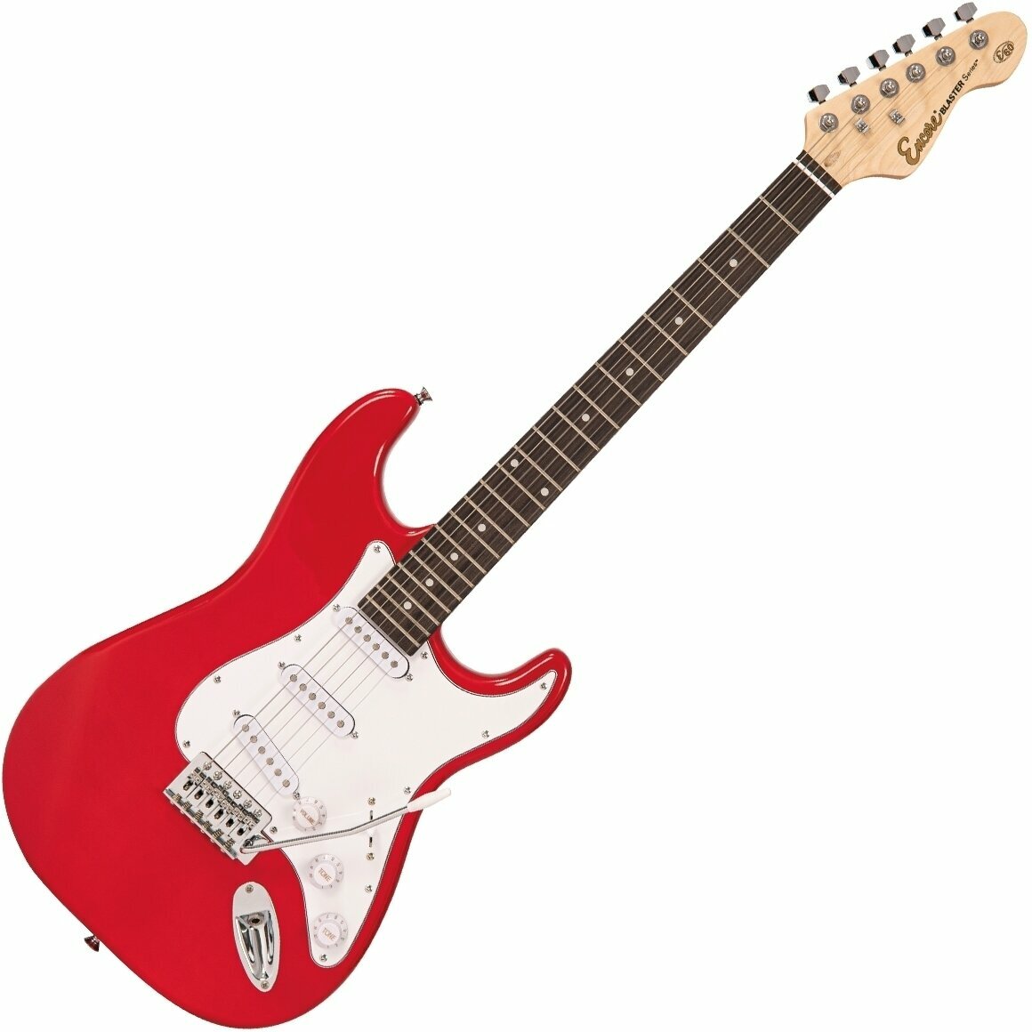 Elektrická gitara Encore E60 Blaster Gloss Red Gloss Red Finish