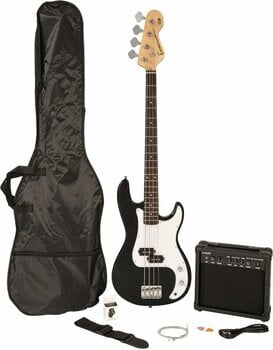 4-string Bassguitar Encore E40 Blaster Pack Gloss Black Gloss Black - 1