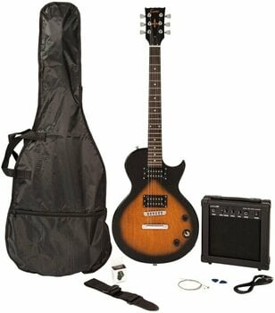 Elektrische gitaar Encore E90 Blaster Pack Tobacco Sunburst Sunburst - 1