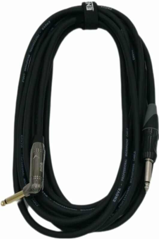 Kabel za instrumente Enova EC-A1-PXMM2-3 Crna 3 m Ravni - Kutni