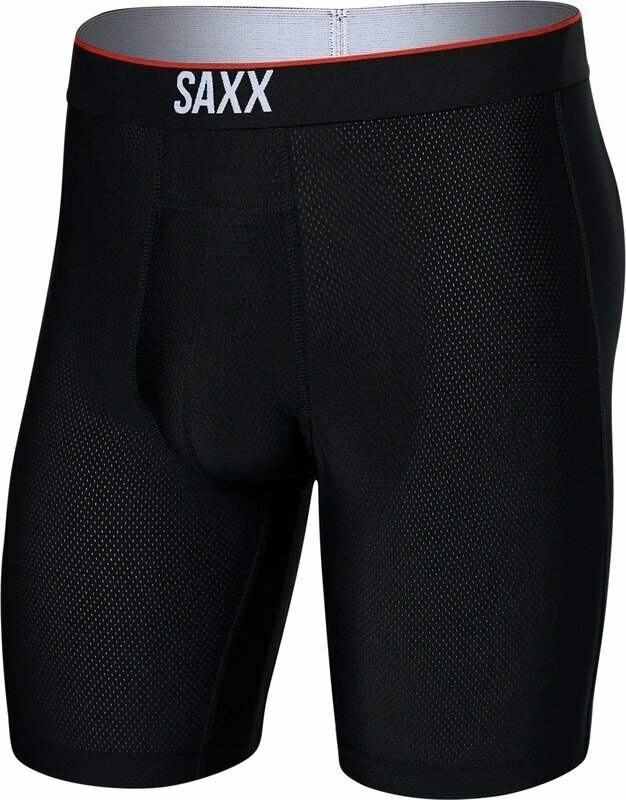 Donje rublje za fitnes SAXX Training Short Long Boxer Brief Black 2XL Donje rublje za fitnes