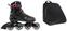 Rollers en ligne Rollerblade Sirio 80 W SET Black/Raspberry 38 Rollers en ligne