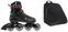 Rollers en ligne Rollerblade Sirio 80 W SET Black/Raspberry 41 Rollers en ligne