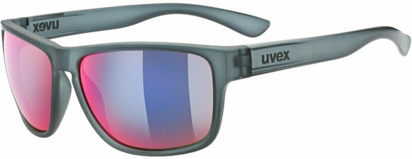 Lifestyle-bril UVEX LGL 36 CV Grey Mat Blue/Mirror Pink Lifestyle-bril - 1