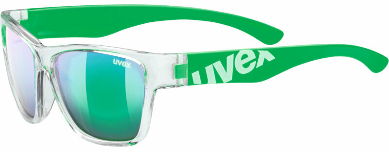 Lifestyle Brillen UVEX Sportstyle 508 Clear/Green/Mirror Green Lifestyle Brillen
