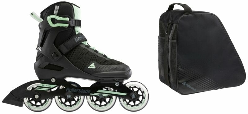Roller Skates Rollerblade Spark 84 W Black/Mint Green 42,5 Roller Skates
