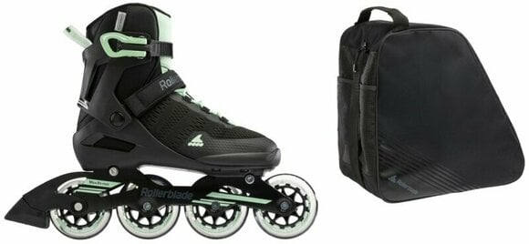 Roller Skates Rollerblade Spark 84 W Black/Mint Green 42,5 Roller Skates - 1