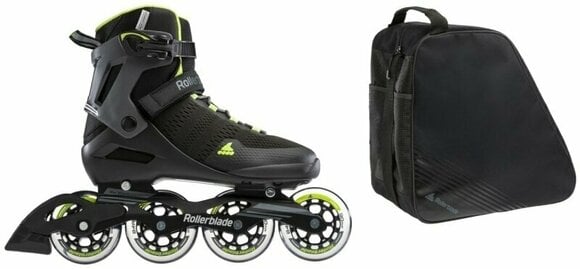 Roller Skates Rollerblade Spark 90 Black/Lime 40,5 Roller Skates - 1