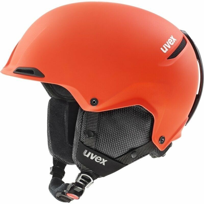 Ski Helmet UVEX Jakk Plus IAS Fierce Red Mat 55-59 cm Ski Helmet