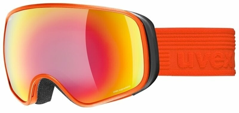 Ski Brillen UVEX Scribble FM Sphere Fierce Red/Mirror Rainbow Ski Brillen