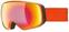 Masques de ski UVEX Scribble FM Sphere Fierce Red/Mirror Rainbow Masques de ski