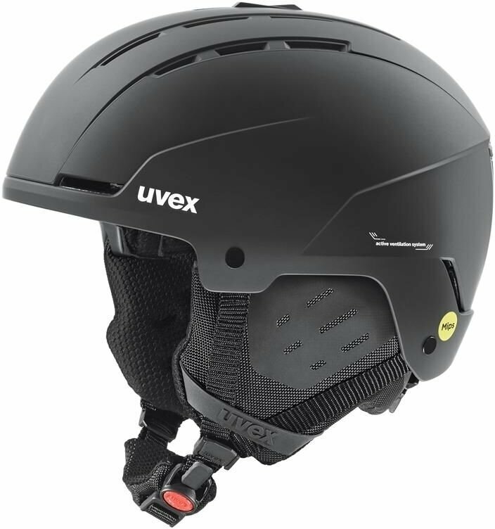 Lyžařská helma UVEX Stance Mips Black Mat 51-55 cm Lyžařská helma