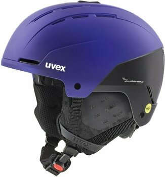 Casco de esquí UVEX Stance Mips Purple Bash/Black Mat 54-58 cm Casco de esquí - 1