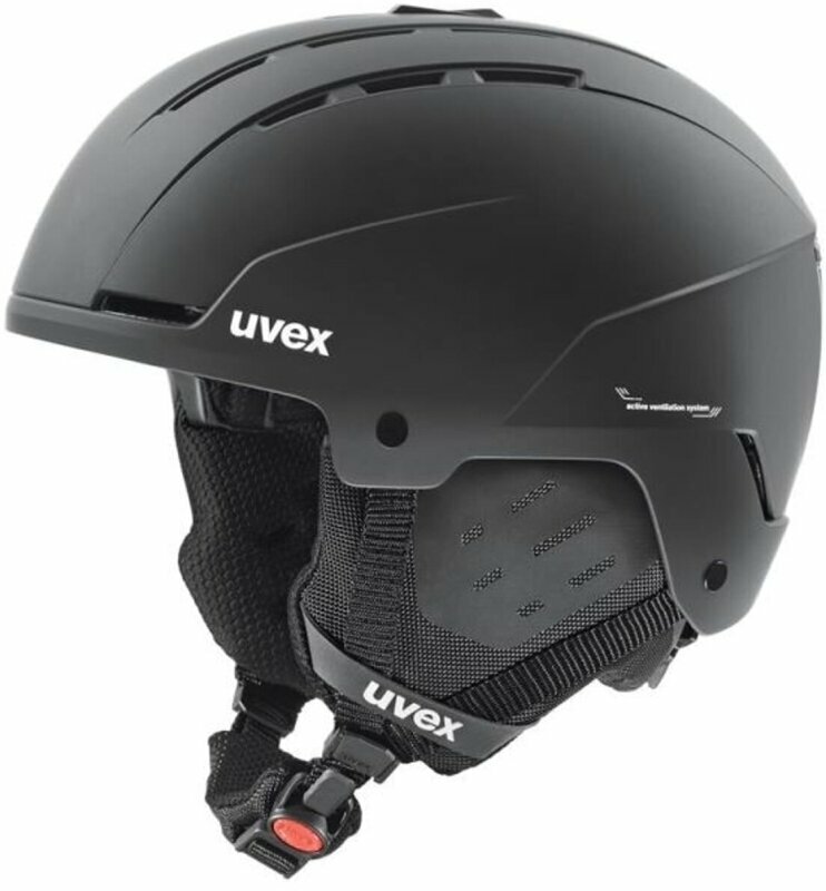 Lyžařská helma UVEX Stance Black Mat 51-55 cm Lyžařská helma
