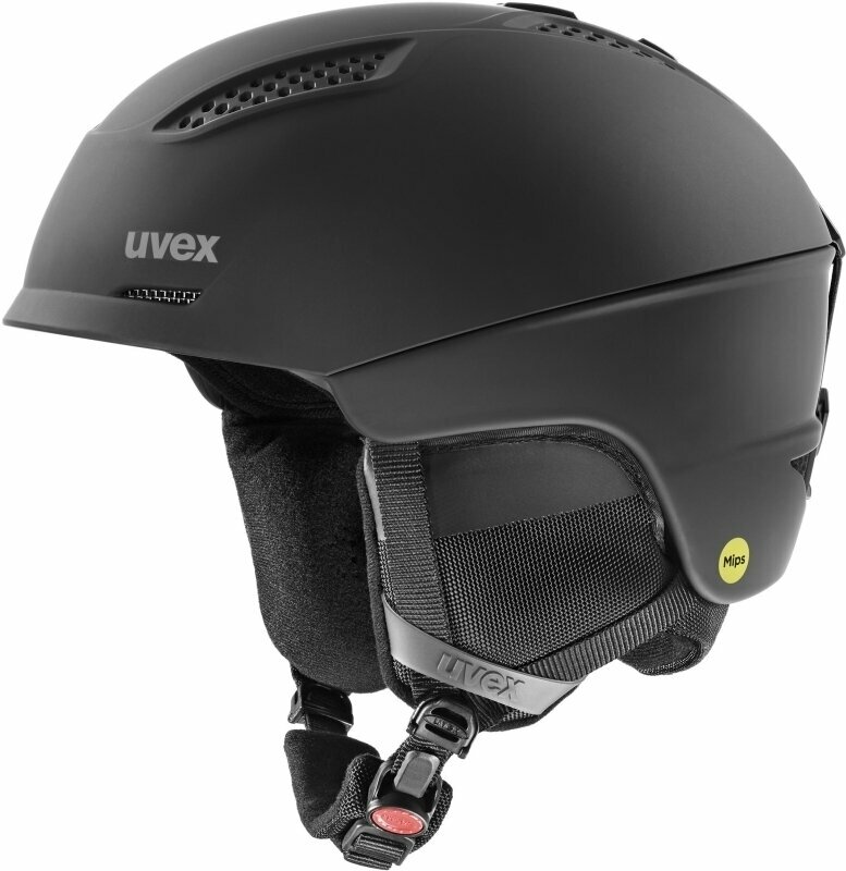 Kask narciarski UVEX Ultra Mips Black Mat 55-59 cm Kask narciarski