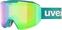 Ski Brillen UVEX Evidnt Attract Proton Mat Mirror Green/Contrastview Orange Lasergold Lite Ski Brillen